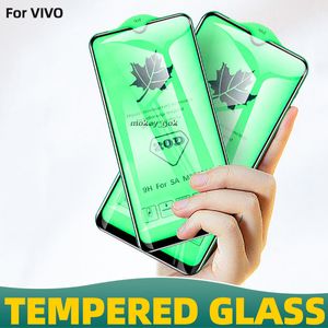 20D Tempered Glass Volledig lijmscherm beschermer voor Vivo IQOO 3 Z6 S6 X50 X30 V17PRO X23 NEO S1 Y97 Y85 V9 V9