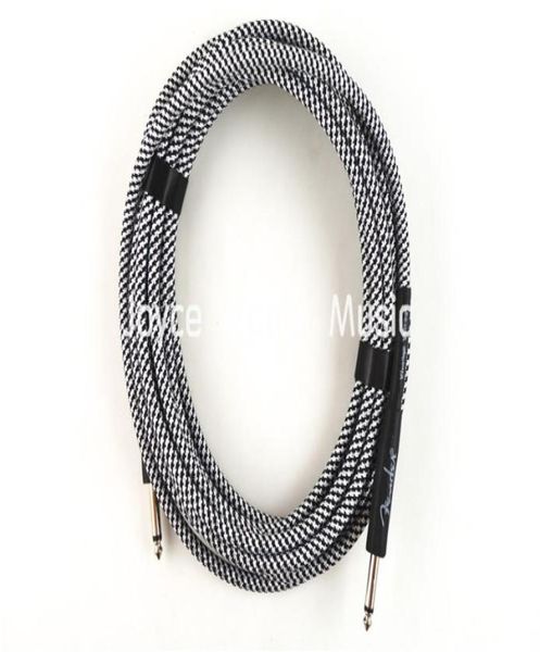 Cable de guitarra eléctrica de 20 pies, Cable amplificador, Cable de conexión de Audio para guitarra eléctrica, Color plateado 2270224