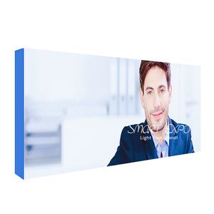 Rechte pop-up banner staat 20ft w600x225cm retail levert grote pop-upcabine met aangepaste grafische afdrukken