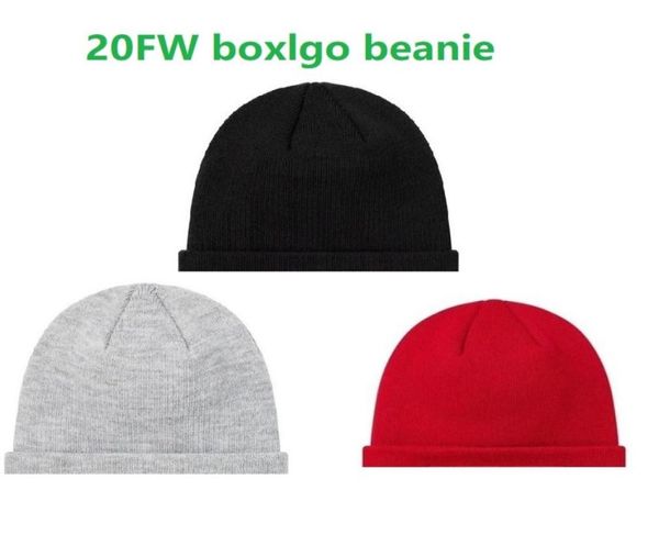 20FW noir rouge GRIS Beanie Hiver Tricoté Skullcap Adulte Casual Hip Hop Chapeau Femmes Hommes Acrylique Beanie Cap Unisexe Couleur Unie Keep W9706086