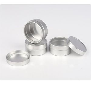 Pots de crème en aluminium vides de 20 g, pot à cosmétiques, boîtes en aluminium de 20 ml, contenant de baume à lèvres en métal