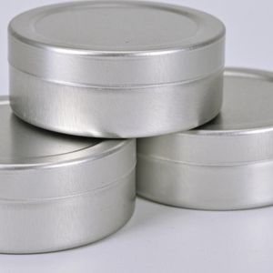 Pots de crème en aluminium vides de 20g, pot à cosmétiques, boîtes en aluminium de 20 ml, contenant de baume à lèvres en métal SN1935