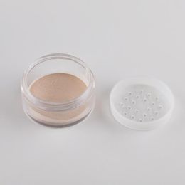 20g Poeder Jar Hervulbare Pot met Sifter Deksel Poeder Cosmetische Container PS Duidelijke Plastic Lege Cream Jars Verpakking F871