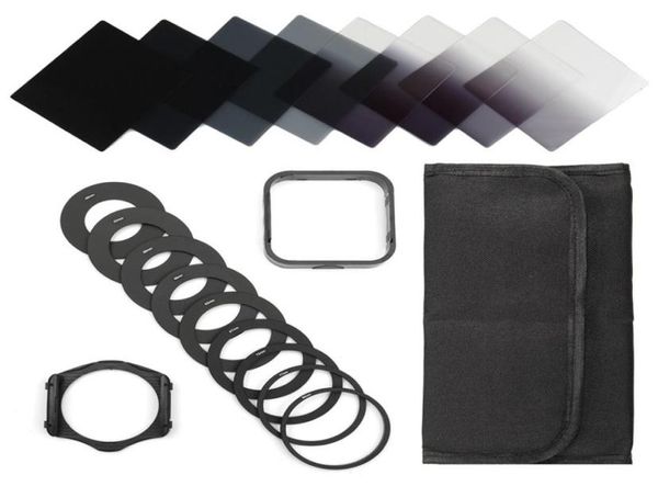 20in1 Densité neutre complète Nd 2 4 8 16 Kit de filtre pour COKIN P Set Holder Adapter Lens Hood LF292 DSLR SLR C7580061