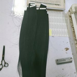 20 inch onzichtbare tape in huid human hair extensions Kleur Zwart Blond tape hair extensions 2 5g stuks 60 stuks zak gratis fedex
