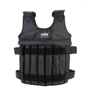 20kg / 50kg Verstelbaar gewogen vest Loading Gewichten Vest voor Boksen Training Running Workout Fitness Apparatuur Zandkleding