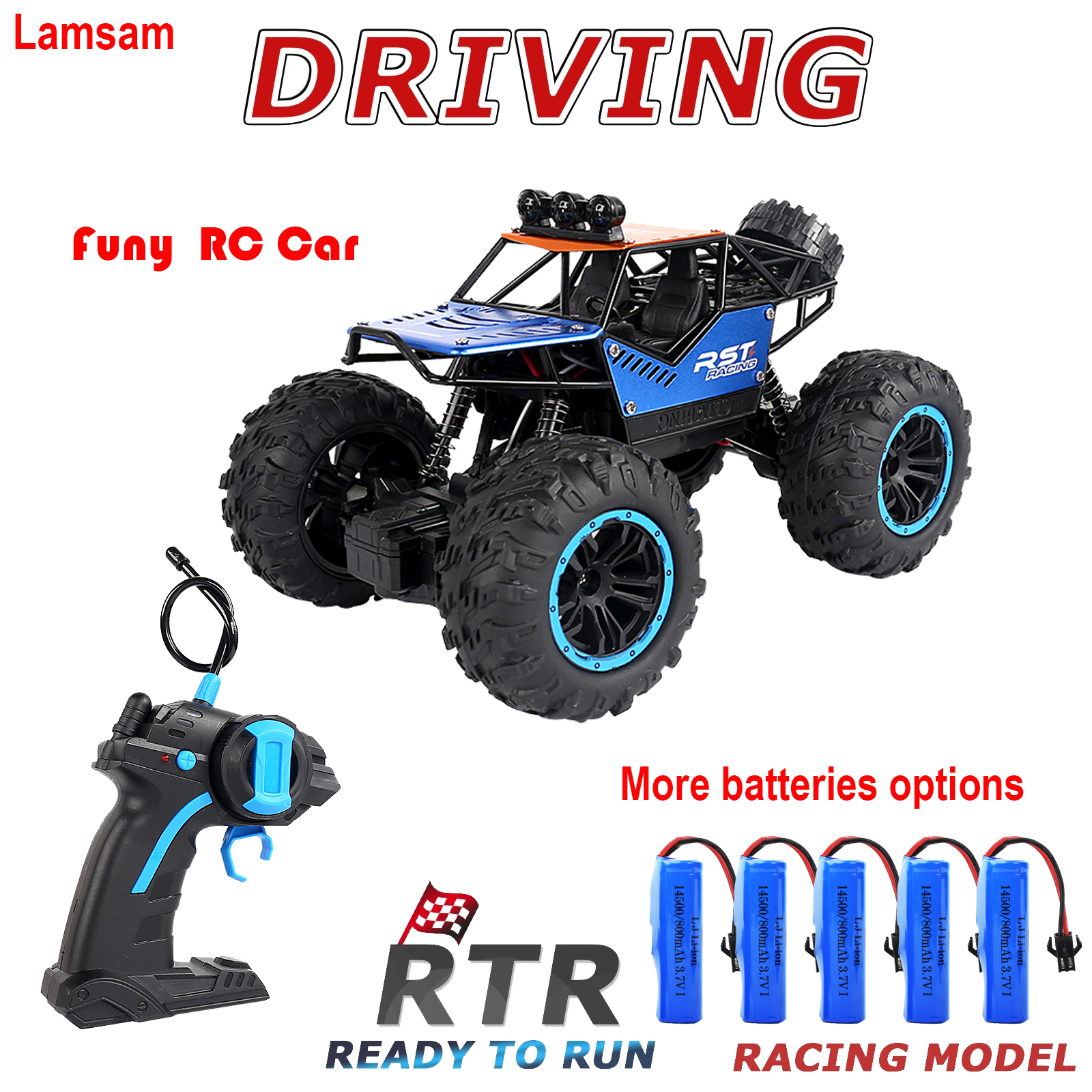 20 KM/H Rock Crawler RC Autos Fernbedienung Spielzeug Radio-Control Auto 2,4 Ghz 4WD Fahrzeug Jungen Geschenke Spielzeug für Kinder