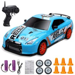 20kmh RC auto speelgoed 124 24G High Speed Remote Control Mini Scale Model Voertuig Elektrisch AE86 Drift Racing Cadeau voor kinderen 240424