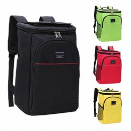 20L CAN KOELER TAGS MET CORKSCREW LEKBIVE BIER Cool Backpack Buiten Picnic Carry Meals Thermal Bag voor Fitn Lunch Box Nieuw D9X9#