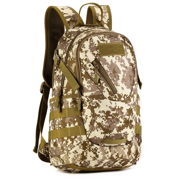 20L étanche en plein air voyage vélo sac à dos randonnée Trekking Camo armée étanche sac tactique charge maximale portant 35 kg