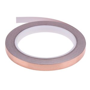 Ruban d'aluminium vitrail de feuille de cuivre de 20m 10mm pour le blindage EMI Slug Repellent Réparation électrique imperméable unique