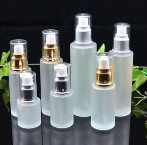 20 ml 30 ml 40 ml 50 ml Frosted Glas Fles Lotion Mist Spray Pump Flessen Cosmetica Sample Opslag Containers Jars Pot Party Gunst GGA3832-3