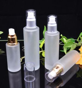 20 ml 30 ml 40 ml 50 ml Bouteille en verre dépoli Lotion Brouillard Pompe Bouteilles Cosmétiques Échantillon Conteneurs De Stockage Bocaux Pot Parfum GGA3832-1