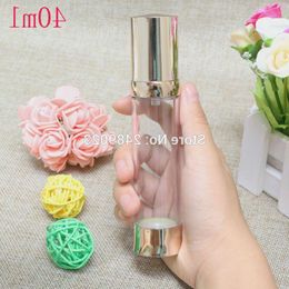 20ml 30ml 40ml Gold Airless Bottle Bomba de vacío Loción Envase cosmético utilizado para botellas de viaje 10pcs / lot Xjmcv