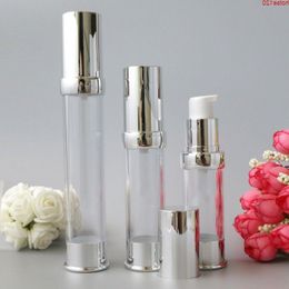 20 ml 30 ml lege plastic flessen airless pompdispenser cosmetische verpakkingscontainers voor make-up vloeibare crèmelotion 100 stks / lotgoods Vkshx