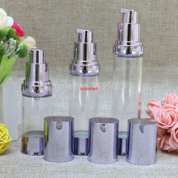 20 ml 30 ml Violet Cosmétique Pot Vide Unique Mini Conteneurs Bouteilles Rechargeables Femmes Lotion Airless Bouteille 10 pcs/lotpls commander