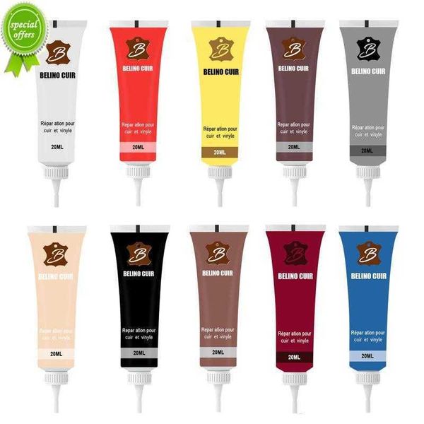 20ml Advanced Leather Repair Gel Couleur Réparation Siège De Voiture En Cuir Complémentaire Réparation Remise À Neuf Crème Pâte Cuir Kit De Réparation