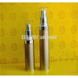 20 ml Airless Pump Bottle Gold Color, Cosmetic Lotion of Essence Packaging Vacuümflessen, gouden fles, 30 stks/veel hiblf