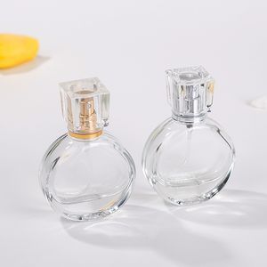 Bouteille de Parfum en verre de 25ml, vaporisateur de Parfum, bouteilles cosmétiques transparentes, emballage de Parfum vide, F3055