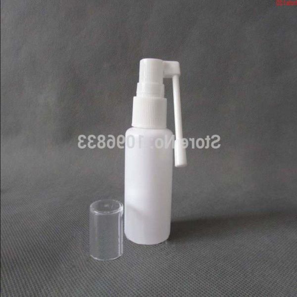 Bouteille de pulvérisation nasale de 20ML avec trompe d'éléphant rotative, plastique blanc 20CC, bouteille d'emballage de liquide médical, 100 pièces/quantité de lot Bflip