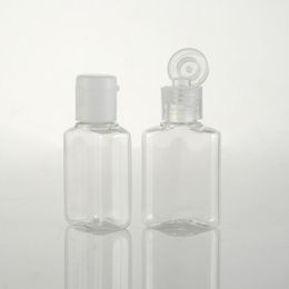 20 ml plastic fles flip butterfly deksel fles vloeibare fles, 20cc cosmetische lotion huisdier flessen container met cap lx1536