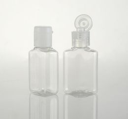 20 ml plastic fles flip vlinder deksel fles vloeibare fles, 20cc cosmetische lotion huisdier flessen container met cap SN3059