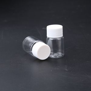 20 ml plastic PET transparante lege zegel flessen geneeskunde pil flacon container verpakking fles