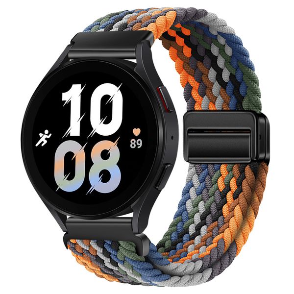 Correa de 20mm/22mm para Samsung Galaxy Watch 4/5/6/5 pro/6 Classic/gear s3/active 2 pulsera trenzada Solo loop Huawei GT 2e 3 4