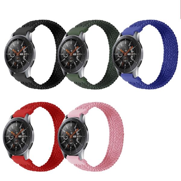 20mm 22mm Briadure Watch Bandaille de montre de montre pour Samsung Galaxy 42mm 46mm Active2 40mm 44mm Gear S2 S3 Band Bracelet Xiaomi