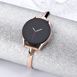 Correa de joyería de 20 mm de 22 mm para Samsung Galaxy Watch 4/5 Band de la cadena de mujeres Sport Metal de 2 Gear Metal para Huawei Watch 2 Amazfit Bip