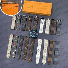 20 mm 22 mm lederen horlogeband slimme bandjes voor samsung galaxy horlogebanden armband ontwerper polsvervanging slimme horlogebanden