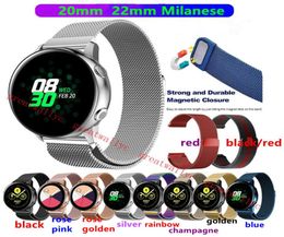 Bracelet à boucle milanaise 20mm 22mm, pour Samsung galaxy watch 46mm 42mm gear S3 frontier huawei watch gt 2 active 2 amazfit bip band7872007