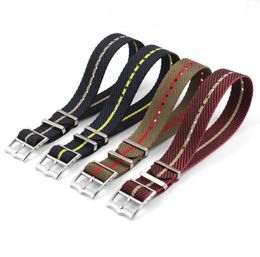 20mm 22mm bracelet otan Nylon Premium ceinture de sécurité remplacement tressé Tudor tissu bracelet de montre envoyer montage paquet cadeau