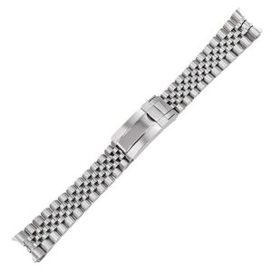 20mm 316L massief roestvrij staal vervangende polshorlogeband horlogeband armband jubileum met oestersluiting voor Master II3510