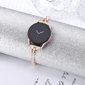 Bracelet en diamant de 20mm pour Galaxy Watch 6 5 4 40mm 44mm 6classic 4m 47mm 5pro 45mm Active2, bracelet en métal pour femmes GT2 240311