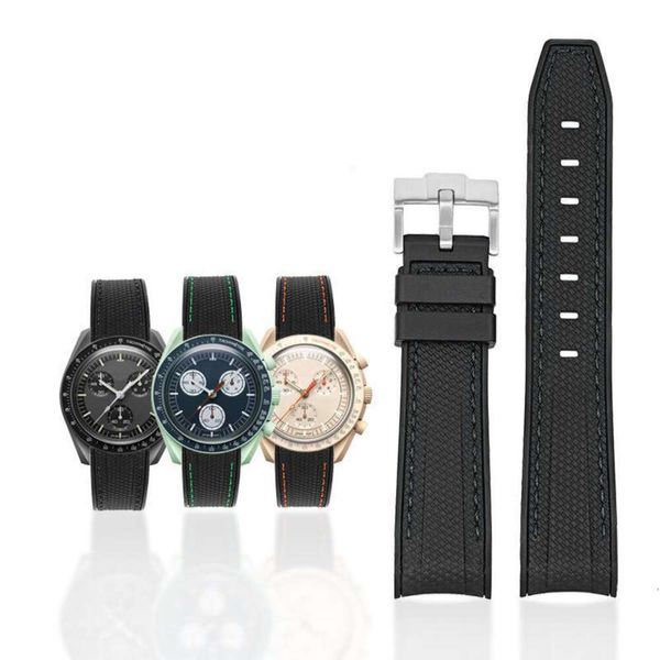 20mm pour Omega Swatch Joint-nom planète bracelet fil bracelet de montre accessoires de montre
