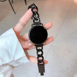 Bracelet à chaîne métallique de 20 mm pour Samsung Galaxy Watch 4 5 6 3 40mm 44mm Classic 42mm 46mm 43 / 47mm pour Huawei GT3 GT4 Amazfit GTS