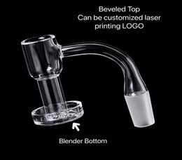 20 mm Mini Quartz Terp Slurper Banger Fumer Nail Fumer avec HQ 2 mm Top biseauté murs de 25 mm 3 mm ongles sans Domes sans Domes pour l'eau BO8184122