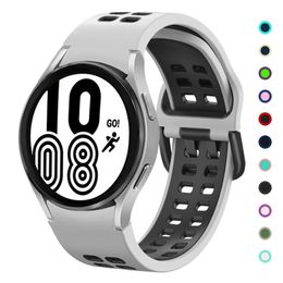 Banda sin huecos de 20 mm para Samsung Galaxy Watch Sport Pulsera de silicona Galaxy Watch 5 pro 45 mm pro correa