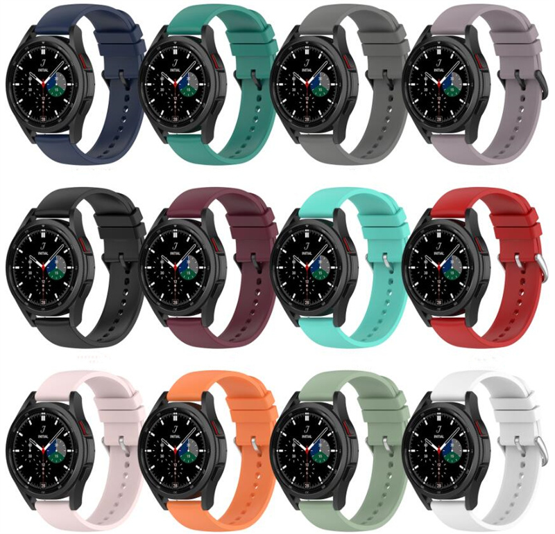 20mm 22mm Quick Release Sport Strap for Samsung Galaxy Watch 4 & 5 Band 44mm 40mm/Watch 5 Pro Band 45mm/Galaxy Watch 4 Classic 46mm 42mm/Watch3 45mm Band Replacement