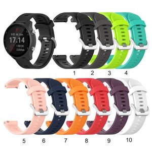 20mm Smart Watch Band Sport Zachte Siliconen Vervanging Horlogeband voor Garmin Forerunner 245 / 245m SmartWatch Polsband