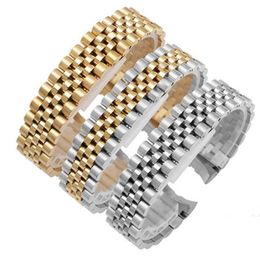 Bracelet de montre en acier inoxydable solide de 20mm pour bracelets de montre SOLEX datejust bracelet à maillons Bracelet220n