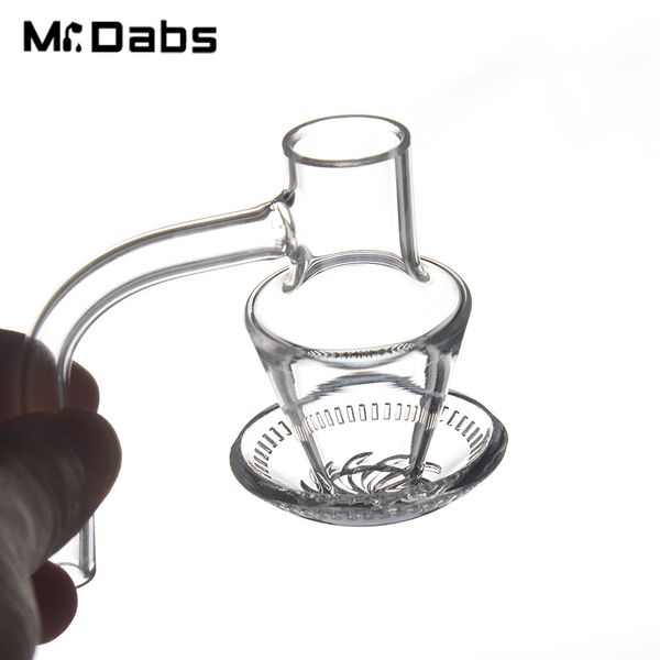 20 mm Spinning Banger Mejor uso como juego giratorio Accesorios para fumar Junta transparente para Bong Water Pipe Dab Rig