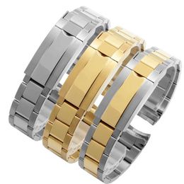 Bracelet de montre en acier inoxydable, 20mm, pour SOLEX Submariner GMT, DaytonaWristband214w