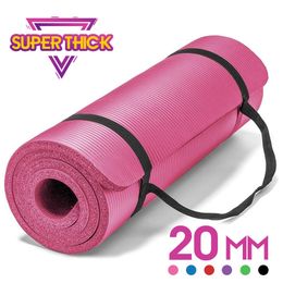 20 mm yoga mat extra dik 1830*610 mm nrb niet-slip kussenmat voor mannen voor mannen