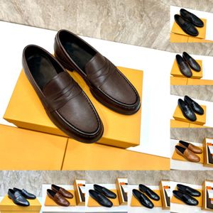 20model marque classique en cuir authentique Business Men's Designer Dress Shoes Fashion Elegant Forme Mariage Blanc Bureau Oxford Chaussures pour hommes Noir