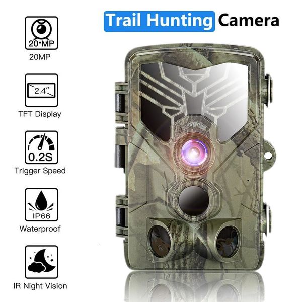 20MP 1080p Traine de la faune de la faune PO Taps POTS Vision nocturne Cameras Home Safety Trap Game Outdoor Cam Surveillance 231222