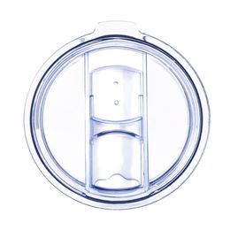 Tazas de 20 oz 30 oz tapas transparentes Tapa a prueba de derrames resistente a salpicaduras para vasos Reemplazo de taza de 20 oz 30 oz