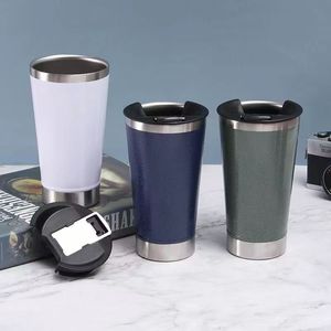 Taza de acero inoxidable de 20 oz Tazas térmicas con tapa para agua fría y caliente con abridor de botellas Café Cerveza RRB15880