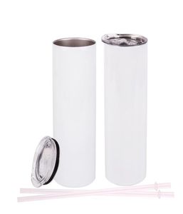 20oz sublimation Tasses à café de tumbler hétéros CONCEPTION PERSONNELLE CAS DE VOYAGE ISLEMENT ISLEMENTS AVEC avec couvercle et paille1589278